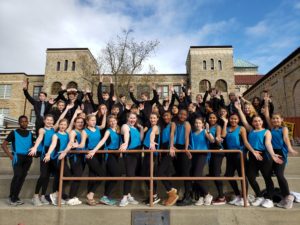 Band and Dance students from Daniels MMS in Raleigh tour the campus of Broughton MHS.