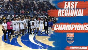 Southeast Raleigh Magnet High School girls' basketball team wins the East Regional Championship